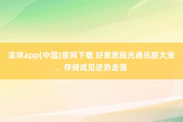 滚球app(中国)官网下载 好意思股光通讯股大涨，存储成见逆势走强