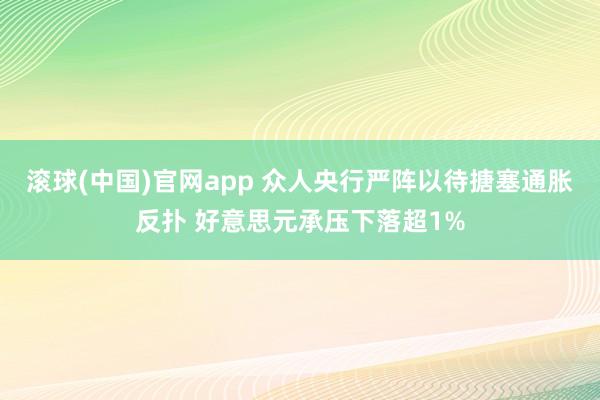滚球(中国)官网app 众人央行严阵以待搪塞通胀反扑 好意思元承压下落超1%