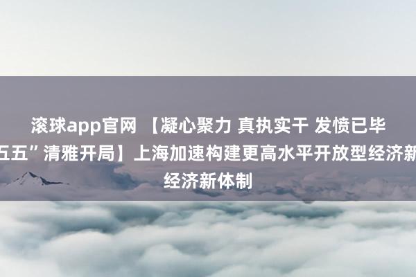 滚球app官网 【凝心聚力 真执实干 发愤已毕“十五五”清雅开局】上海加速构建更高水平开放型经济新体制
